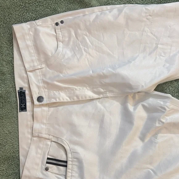 Kaalu White Straight-Leg Pants Sz 40 - Picture 3 of 11